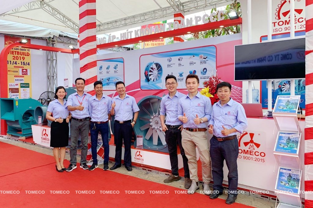 Gian hàng TOMECO tại triển lãm Vietbuild