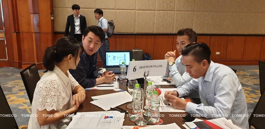 TOMECO trao đổi trực tiếp với doanh nghiệp Hàn Quốc tại sự kiện