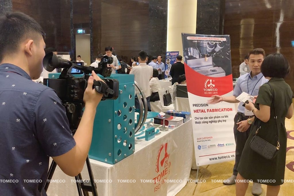 TOMECO trả lời phỏng vấn của kênh truyền hình Nhân Dân (1 trong 7 kênh chương trình truyền hình thiết yếu của Quốc gia) tại sự kiện